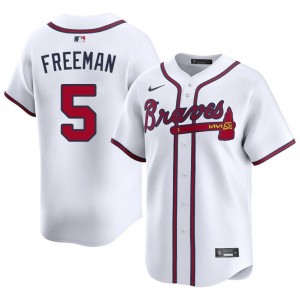White Freddie Freeman #5 Atlanta Baseball Stitched Jersey | Durable Men Fit 39046162