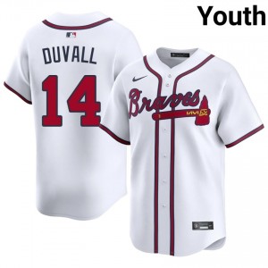 #14 Adam Duvall Gameday Youth Baseball Jersey | Atlanta White Fan Gear 52092316